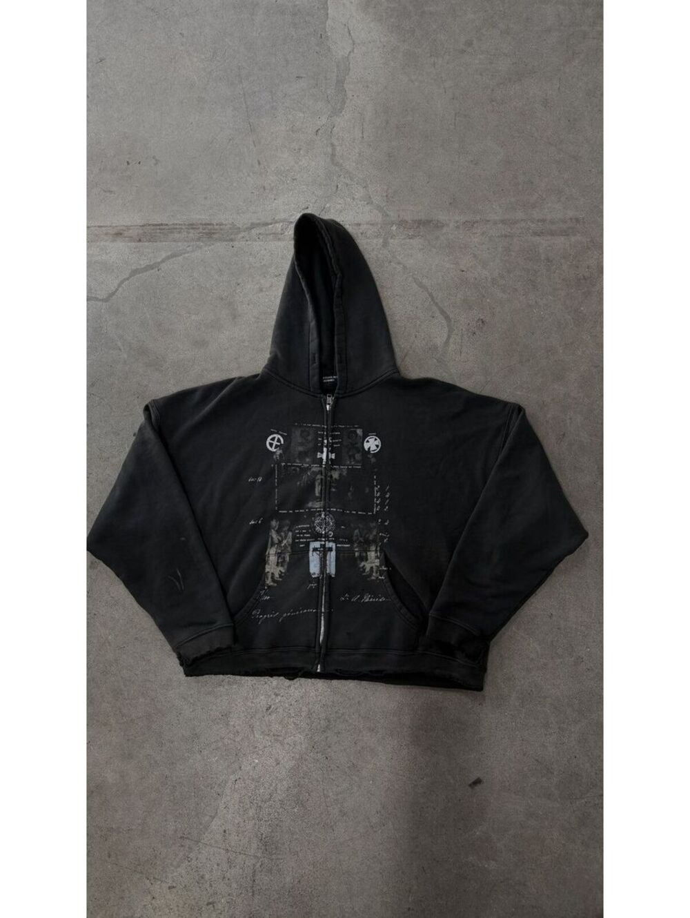 Enfants Riches Deprime Djagilve's Grave Zip-Up Hoodie